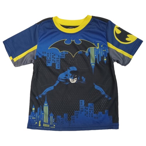 DC Comics Jungen seidig blau Batman Gotham City T-Shirt Tee Shirt - Bild 1 von 2