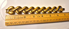 Carolee vintage gold tone bracelet 7 1/4 inch  7/8 inch wide — photo 3