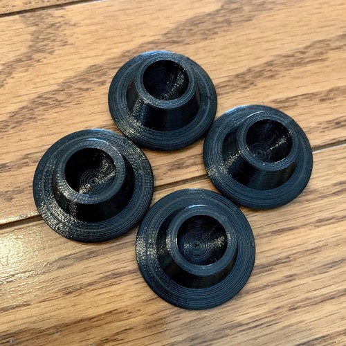 Replacement Chair Glides x4 7/16” Black Eames Eiffel Base Furniture