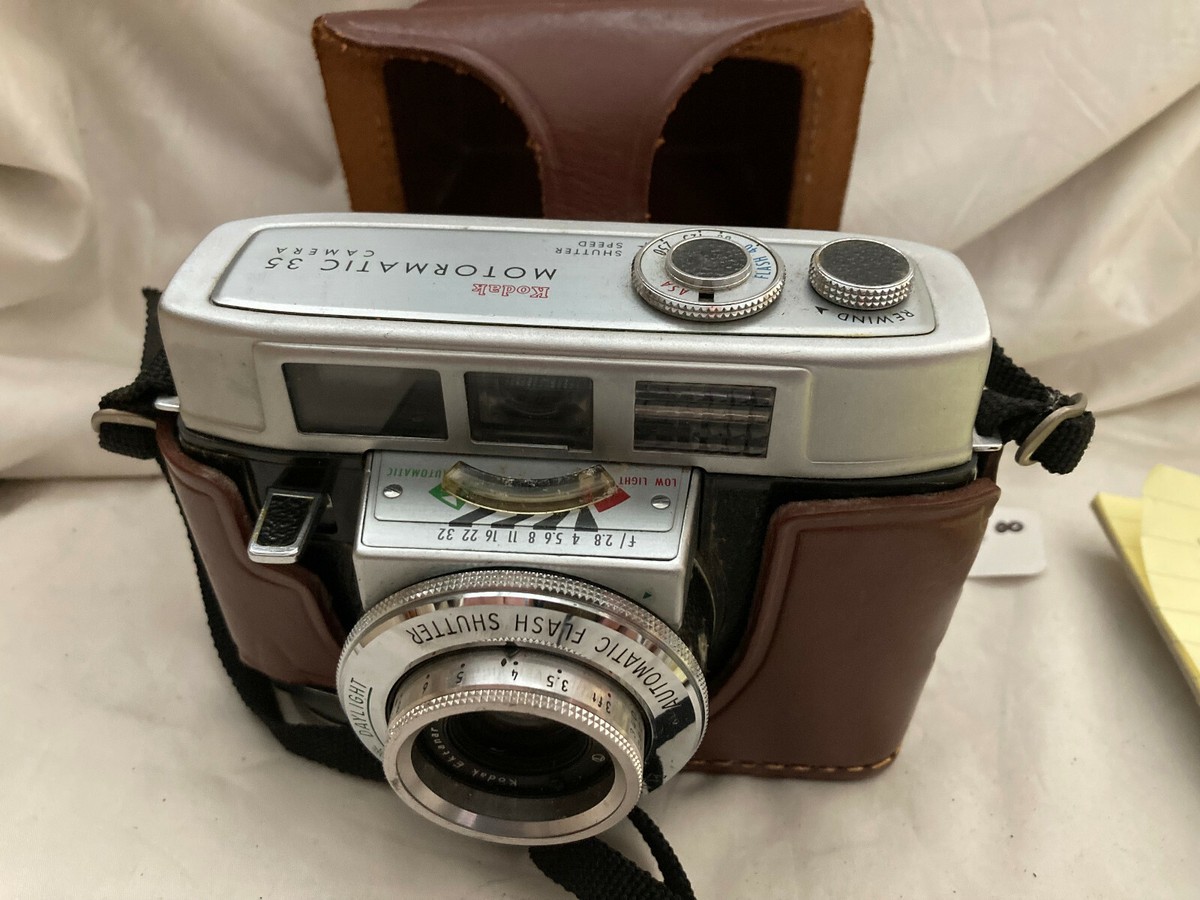 Kodak Motormatic 35 F Camera with Ektanar 44mm f 2.8 Lens Original