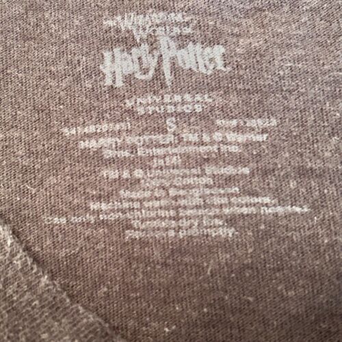 Vintage Y2K Harry Potter Big Face Dobby T Shirt Movie Promo Mens S Black - Picture 3 of 4