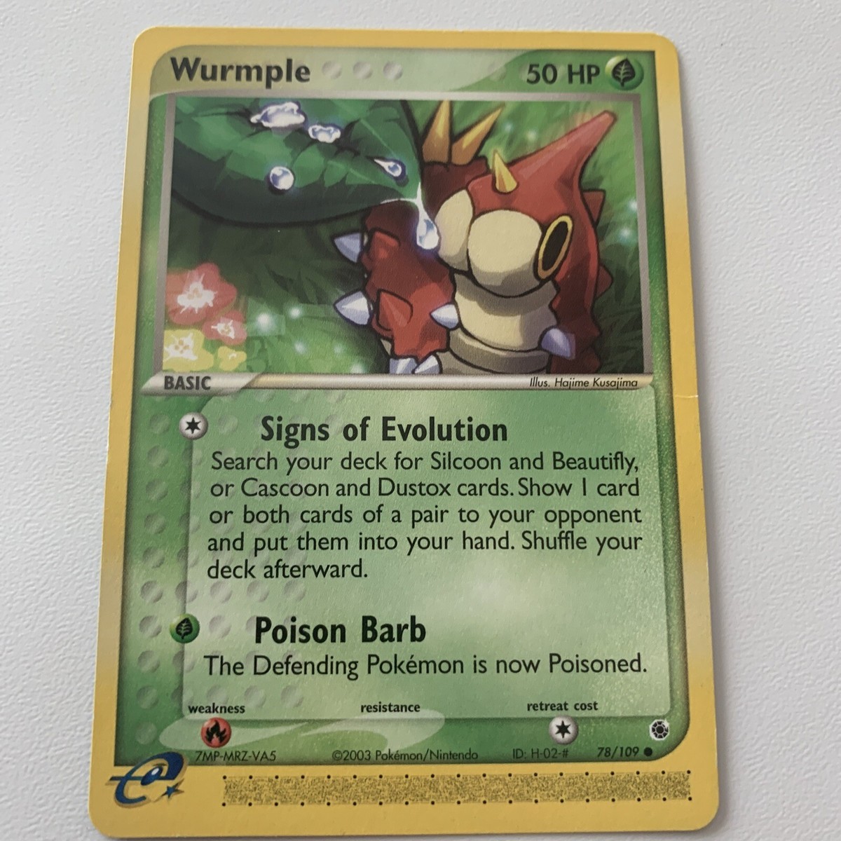 wurmple pokemon card | EX Ruby & Sapphire and put them into your hand Wurmple 78/109 - EX Ruby