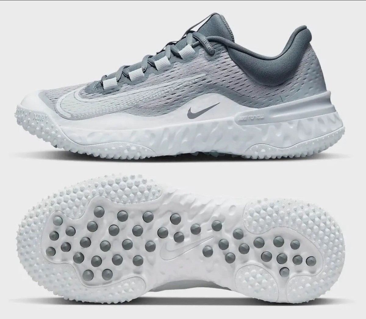 Size Nike Alpha Huarache Elite TF Wolf Grey Pure Platinum W