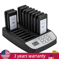 Restaurant Wireless Guest Paging System 10 Beepers Queuing Calling Pager Food