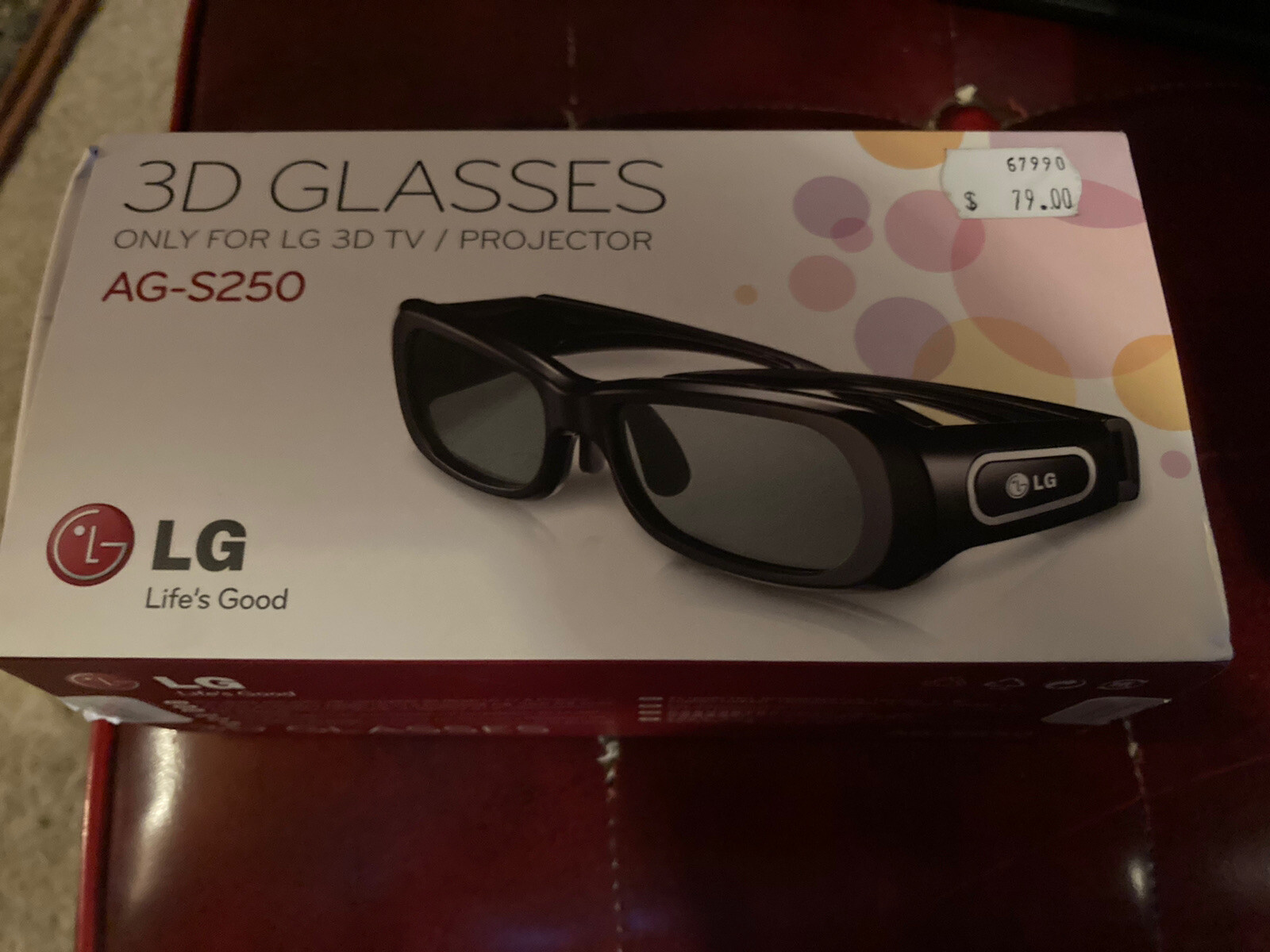 3D Glasses For LG TV/projector. AGS250 eBay