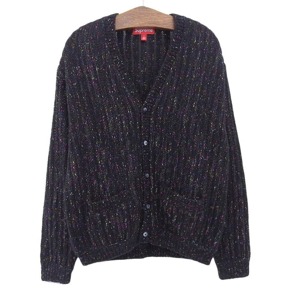 Supreme Bon État Supreme Confetti Cardigan/Confettis Cardigan Homme Bla...