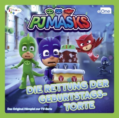 PJ MASKS - DIE RETTUNG DER GEBURTSTAGSTORTE-CD HÖRSPIEL   CD NEU