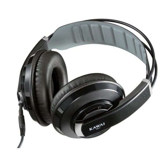 Kawai SH-7 Headphone Dynamic Semi-Open Overhead Type Black for