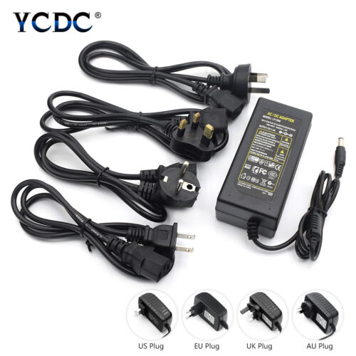 Universal AC100-240V Power Supply Adapter 12V 1A/2A/3A/5A/6A/7A/8A Charger 9A20 - Afbeelding 1 van 44