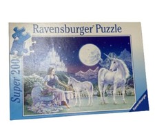 Ravensburger Unicorn Princess Super 200 piece puzzle COMPLETE