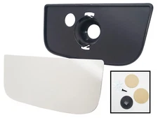 For Lower Wide View Tow Mirror Glass 2007 - 2019 GM Truck Pickup SUV Driver Left