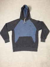 Billabong Sweatshirt Mens Medium Blue Pullover Hoodie Fleece Pull String Pockets