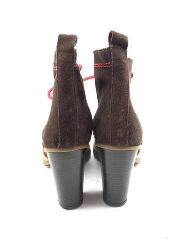 ALBA MODA DAMEN STIEFEL STIEFELETTEN BOOTS GR: 38 UK: 5 BRAUN - Bild 3 von 4