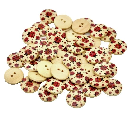 Wooden Shirts & Blouses Pack Sewing Buttons