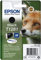 Epson Druckerpatrone Tinte T1281 Bk Black, Schwarz