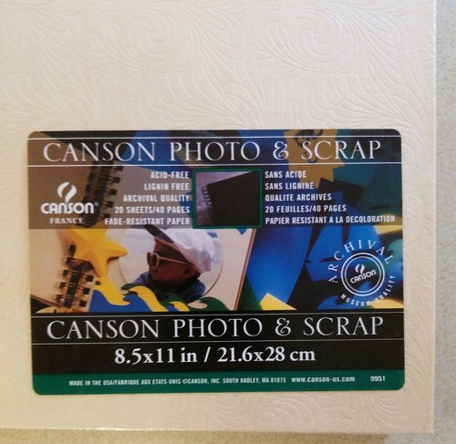 Canson France Spiral Beige Photo & Scrap Book 8.5 x 11 - Picture 2 of 5