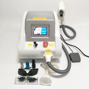 Q switch nd yag laser machine tattoo pigment eyebrow removal + black doll peel