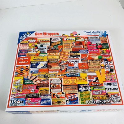 White Mountain Jigsaw Puzzle 1000 piece Gum Wrappers Made ...