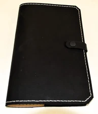 Leather A5 Journal Cover 100% Real Leather Two Card Pockets A5 Journal Installed
