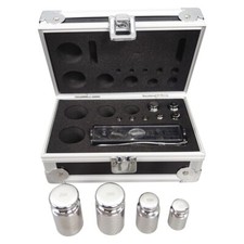 1mg-200g F1 Grade Precision Stainless Steel Scale Calibration Weight Kit Set 