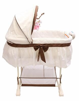 Best For Kids STUBENWAGEN BABYWIEGE Musikfunktion Vibration Nachtlicht 3  Farben