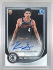 Kobe Sanders 2025 Bowman Chrome #BCA-KS Rookie Auto RC