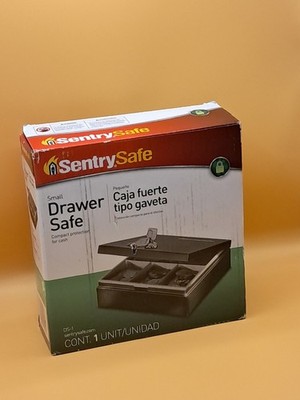 Sentry Safe Small Drawer Safe Key Lock Removable Tray 0.05 ft.