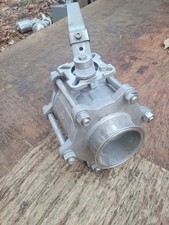 4" Stainless Steel Ball Valve , Tri Clamp Connections