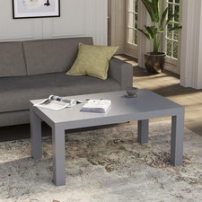 Wooden Coffee Table Side Table Sofa End White Grey Living Room Furniture