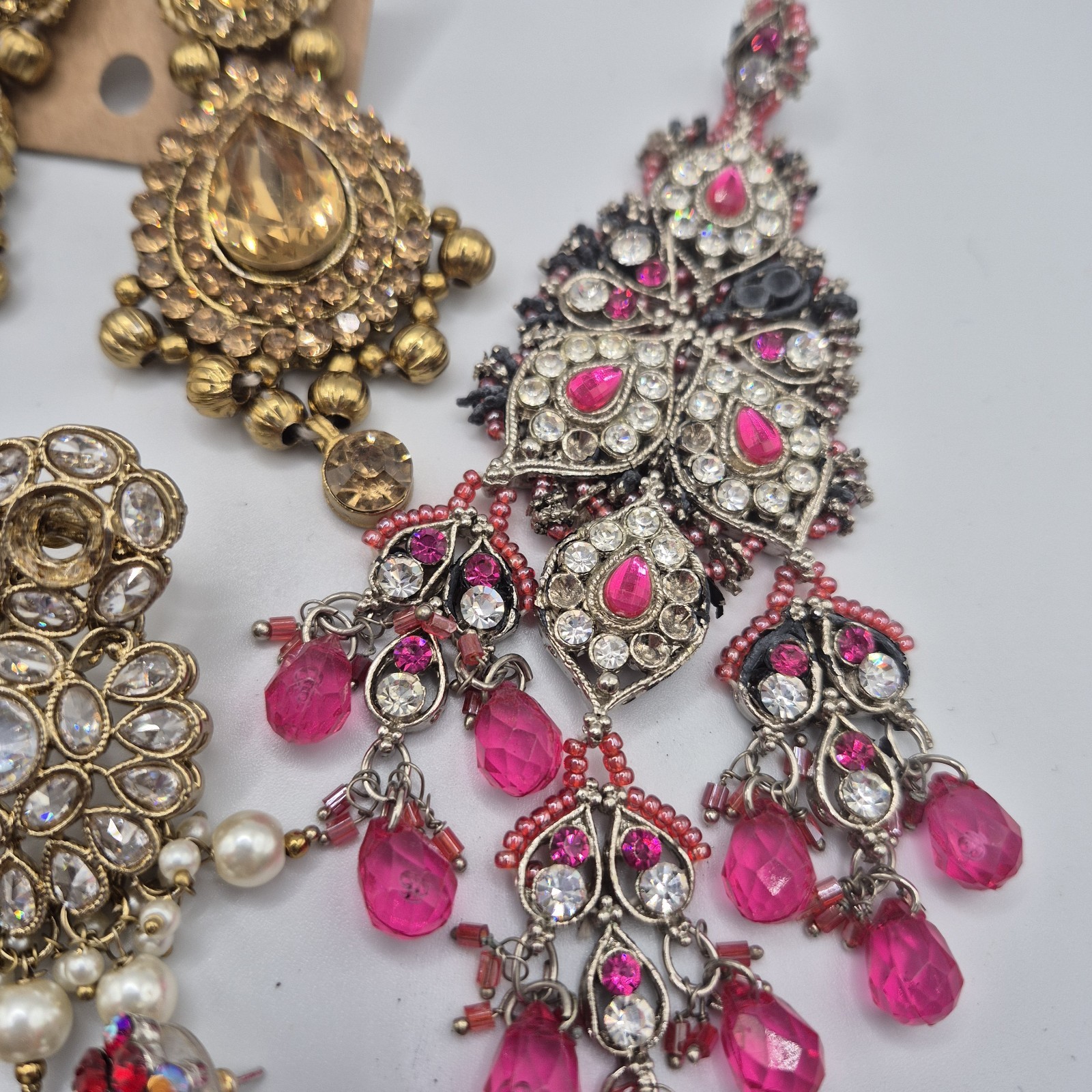 Bundle Indian Statement Earrings Some Flawed Ethn… - image 5