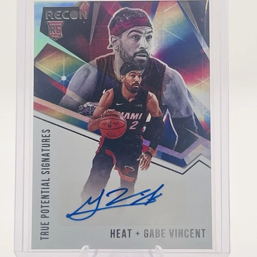 Gabe Vincent 2020-21 Panini Recon True Potential Signatures #TPS-GVC Auto