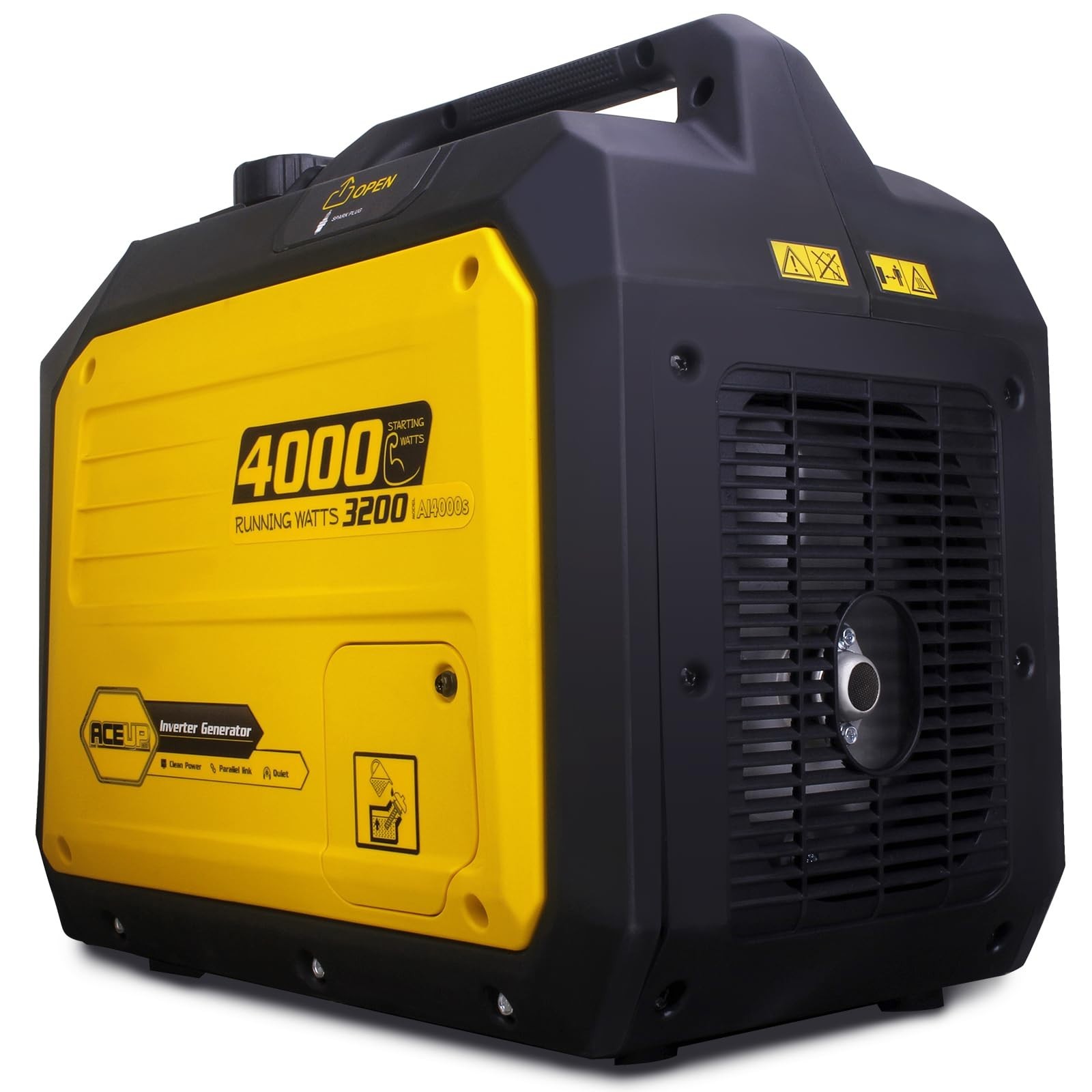 Aceup Energy 4000W Quiet Inverter Generator, RV-Ready EPA Compliant Portable