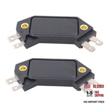 2Pcs Ignition Control Module 4 Pin HEI Distributor for Chevy Pontiac