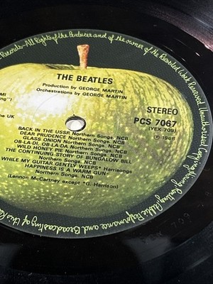 洋楽 beatles white album (RARE!!MONO/STEREO) THE BEATLES “WHITE ALBUM” 2xLP UK APPLE STEREO/MONO PCS 7067/8