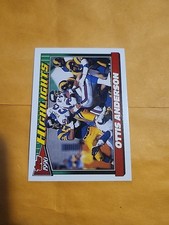 1991 Topps Football Card Ottis Anderson Highlight #5