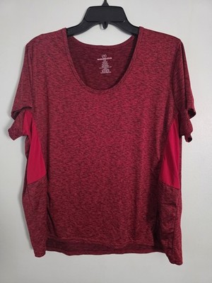 Women's Realessentials Electric Heather Short Sleeve T-shirt Size 1X