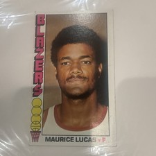 Topps 1976-77 Maurice Lucas #107 Portland Trail Blazers NBA Basketball