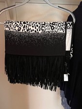 Chicos Icy Leopard Ruana Covering one size 