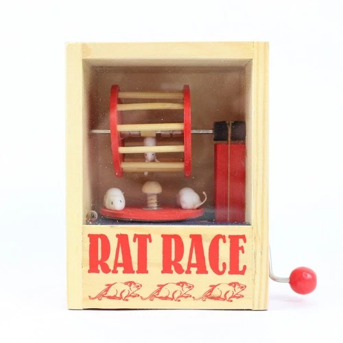 Schylling Rat Race Wind-Up Tin Toy Vintage-Style Collectible - New