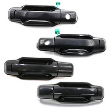 4Pcs Front Rear Left Right Exterior Door Handle Black for Kia Sorento 2003 2009