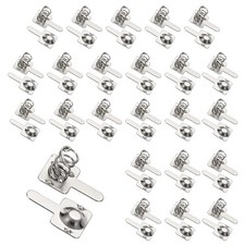 24Pcs Battery Spring Contact 9 x 7mm Positive Negative Unipolar, Two Way