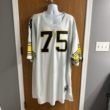 Mitchell Ness 1975 Joe Greene Pittsburgh Steelers NFL Throwback Jersey Size 60
