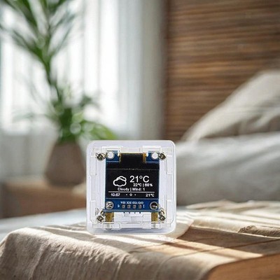 DIY Digital Clock Kit ESP8266 Schweißbaugruppe für Schlafzimmer Apartment
