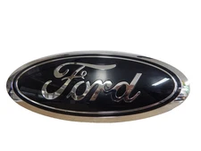New OEM 2015-2024 Ford Expedition F150 Front Grill BLACK Chrome Emblem 9.5" Oval