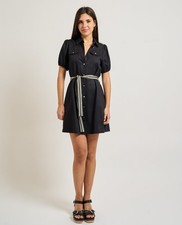 Vestito corto chemisier donna di Gaudi con cintura