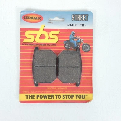 Plaquette de frein SBS pour Moto Suzuki 1100 Gsx E 1979 à 1984 534HF AV / 2 - Photo 1/2