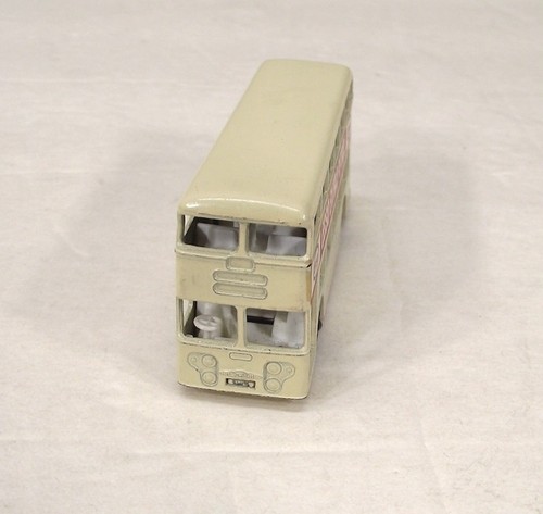 Matchbox No. 74 Daimler Double Decker Bus with Esso Extra Petrol Decals Cream - Picture 5 of 7