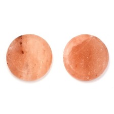 2 Pcs Himalayan Salt Hot Massage Stones Cold Stones Set Warm Rocks Kit for Fa...