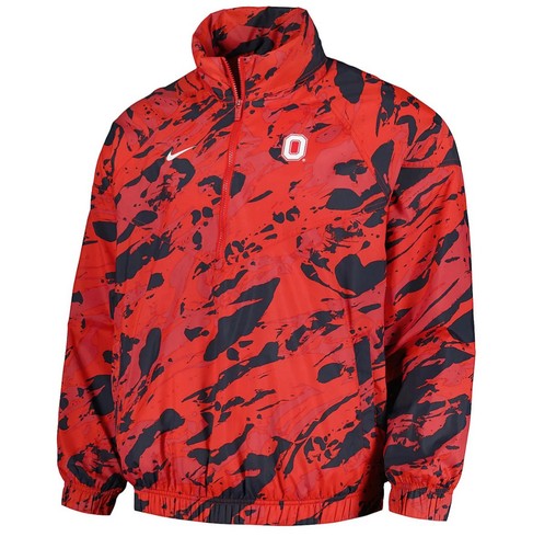 Nike Ohio State Buckeyes Mens Windrunner Anorak Jacket FN7907 Small Splatter New - Picture 3 of 15