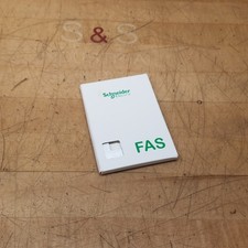 Schneider Electric FAS-08 Fascia Brushed Aluminum Finish - USED